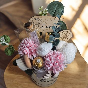 Bouquet de naissance personnalisé 