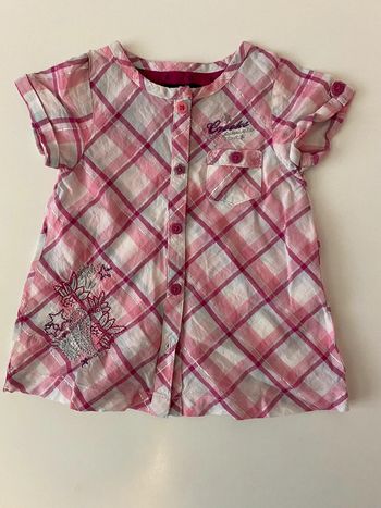 Chemise anche courte 6 mois