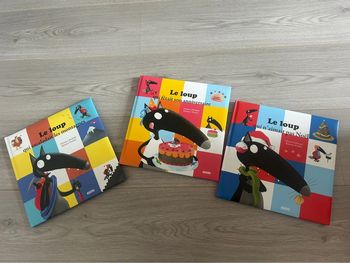 Lot 3 albums « le loup «