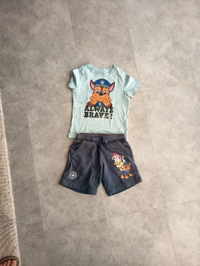 Ensemble Tshirt short C&A