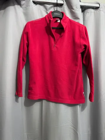 Polaire Quechua Decathlon Enfant - Rouge - Taille 12 ans