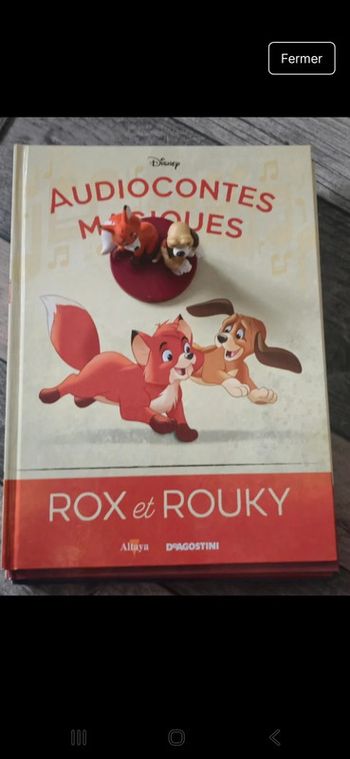 Livre et figurine 39 des audiocontes Magiques altaya audio conte audio compte disney