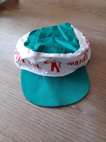 Casquette coton blanc vert Watsol Epoxy