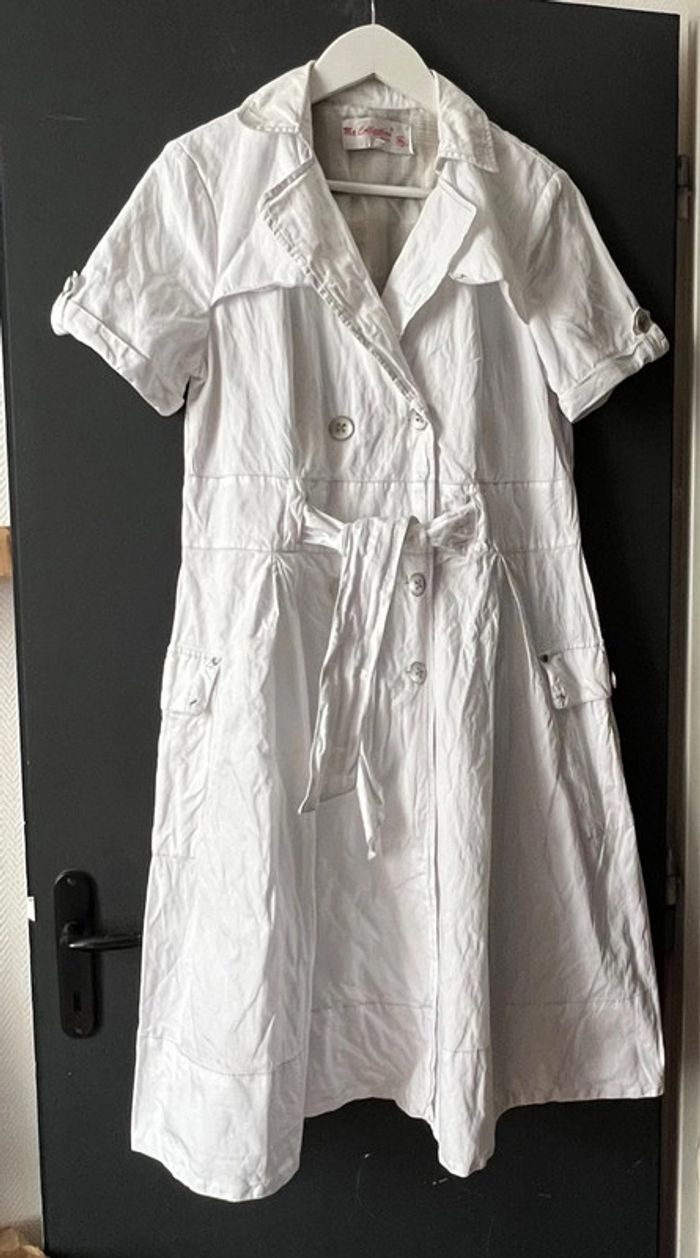 Robe longue portefeuille / trench