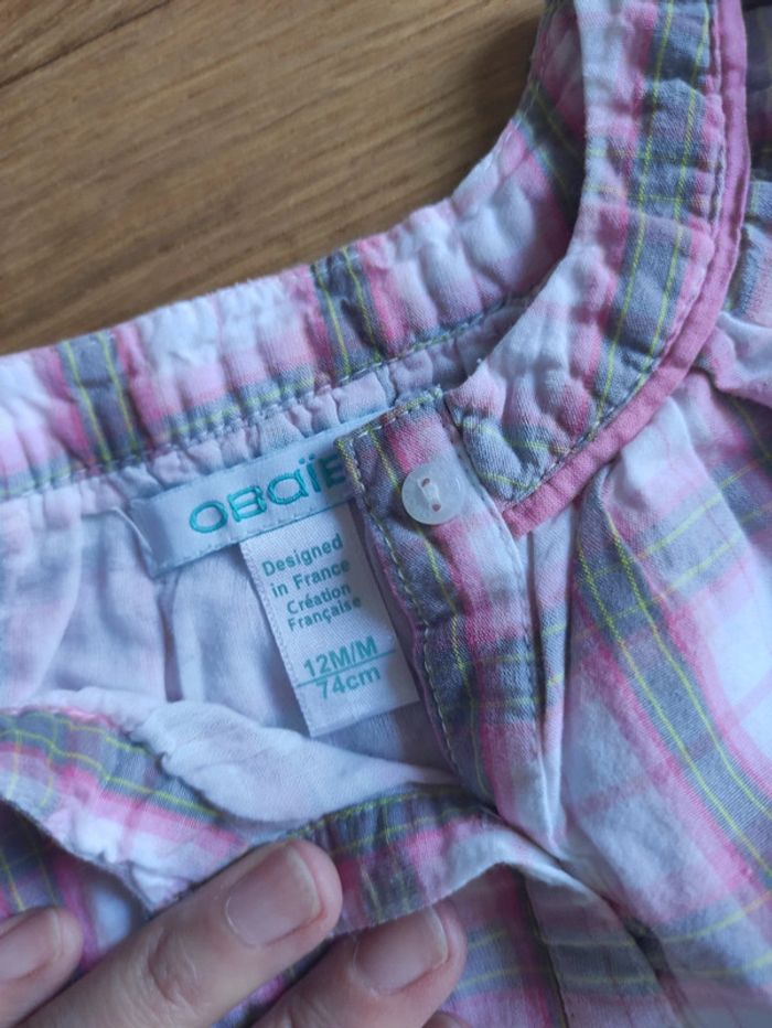 Chemise coton 12 mois - photo numéro 2