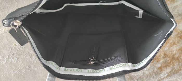 Sac à bandoulière Lacoste taille L noir - photo numéro 4