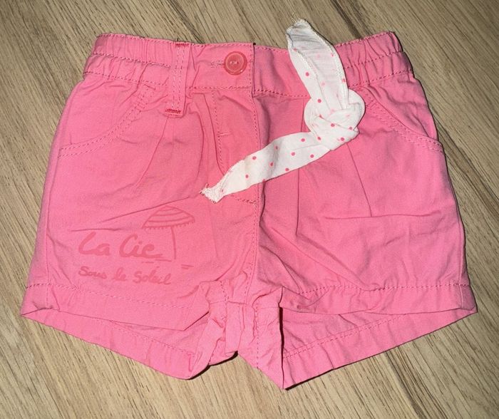 Ensemble tshirt et short rose bebe fille La Compagnie des Petits - photo numéro 3