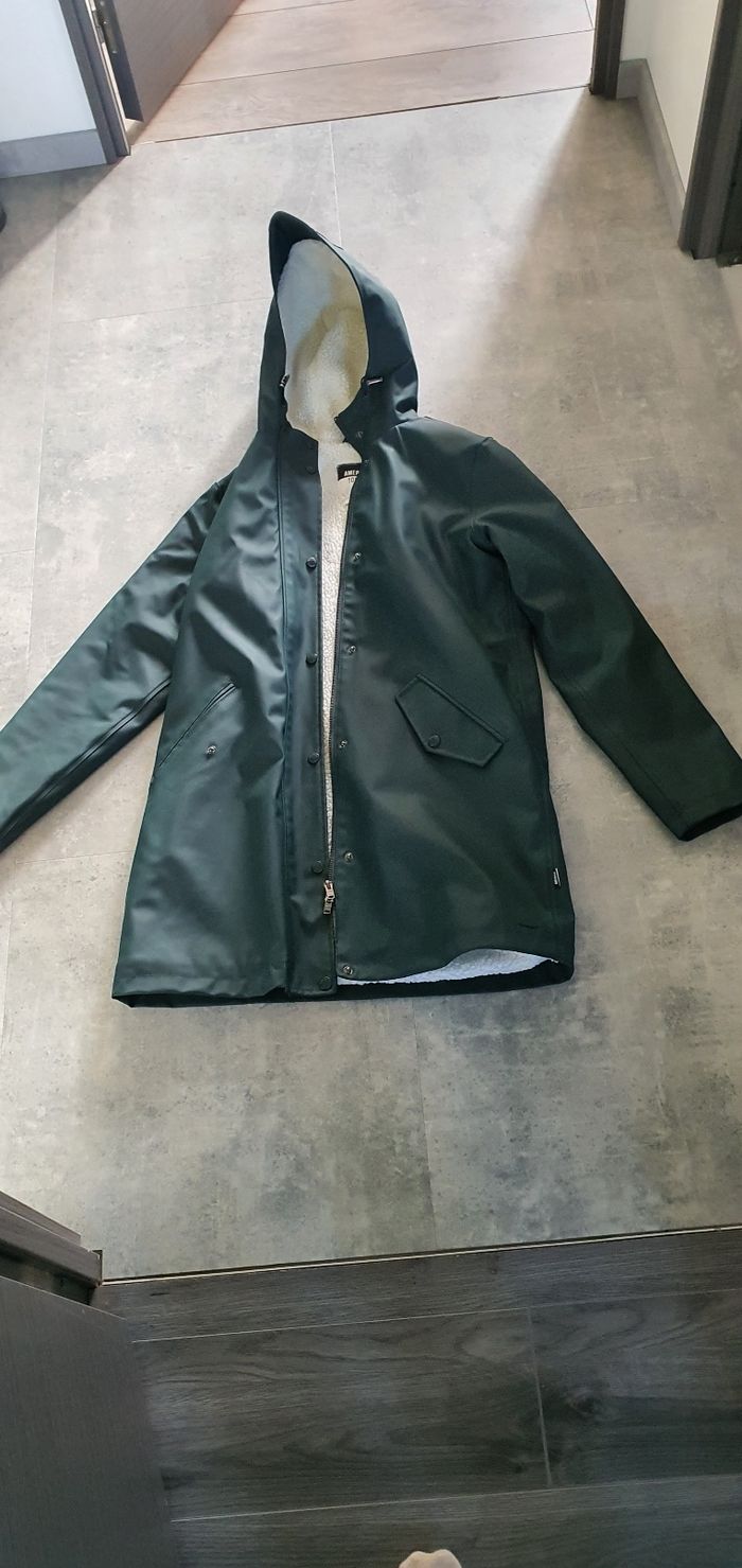 Veste de pluie avec doublure chaude