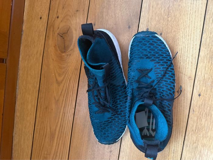 Nike air footscape majista flyknit turquoise en très bon état taille 42,5 - photo numéro 5