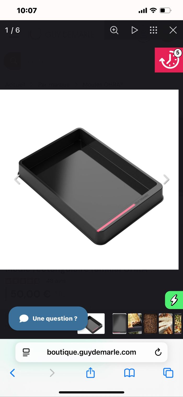 Moule rectangulaire Guy Demarle - photo numéro 3