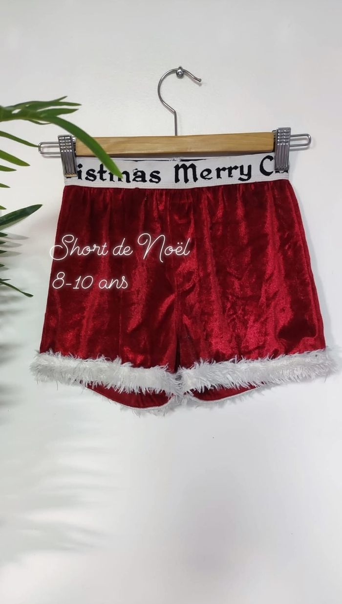 Short et bonnet de Noël enfants - photo numéro 2