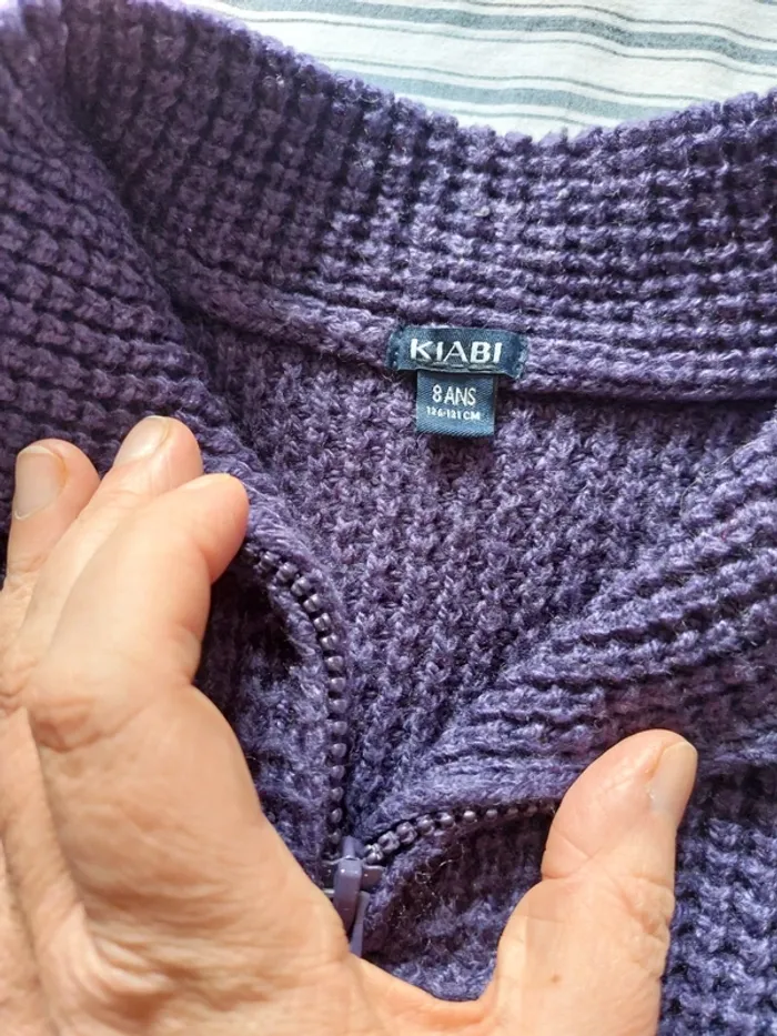 Pull col camionneur zippé - photo numéro 4