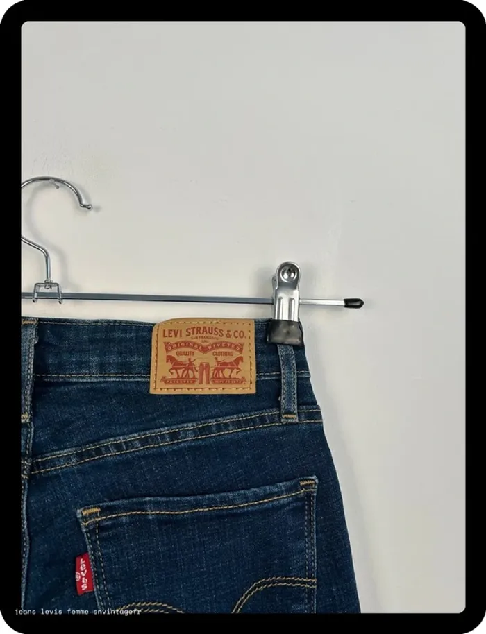 Jean Levi's Femme 725 High Rise Bootcut Marine | W25 L30 FR36 | Très Bon État | BP84 - photo numéro 4