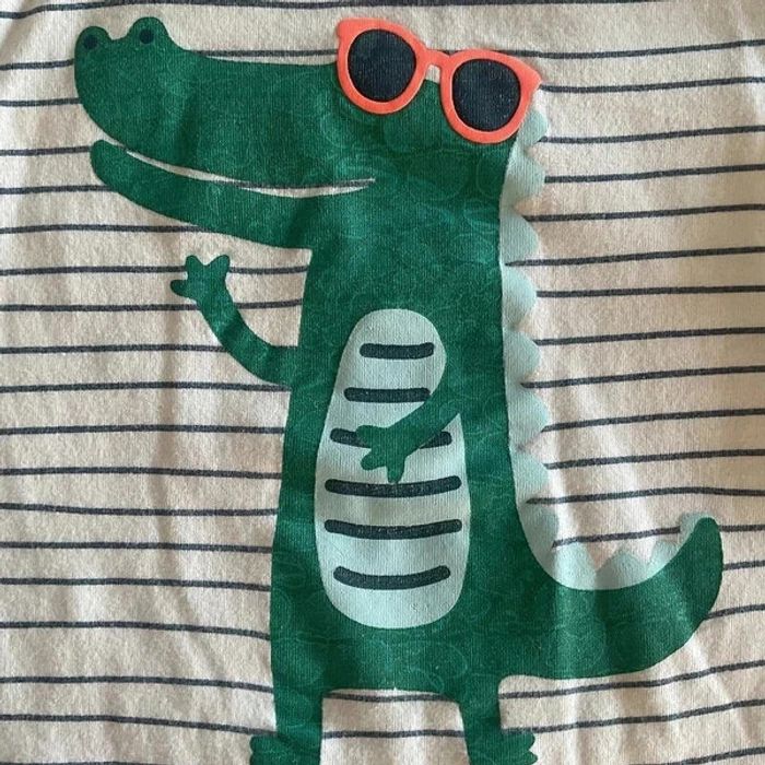 🐊 T-shirt rayé In Extenso pour enfant 🐊 - photo numéro 4