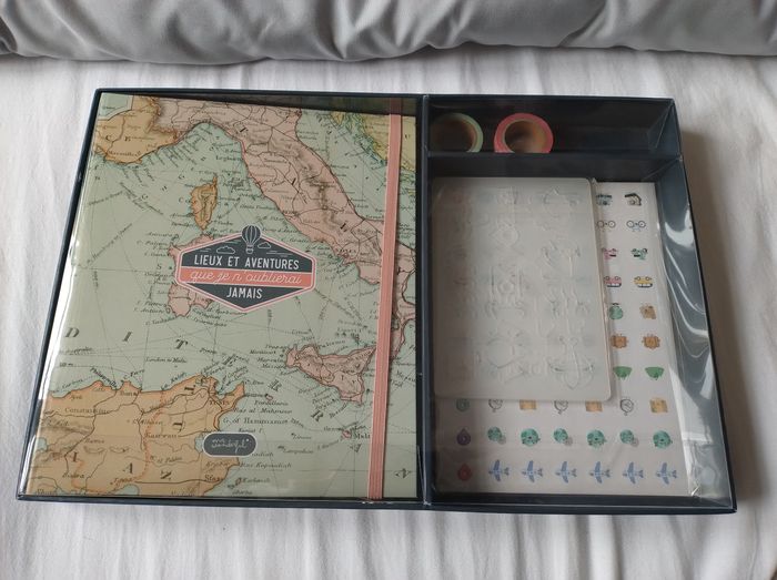 Coffret scrapbooking Album de voyage a personnaliser