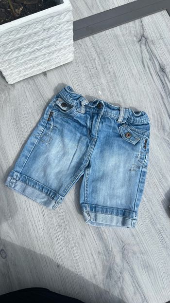 Short en jeans