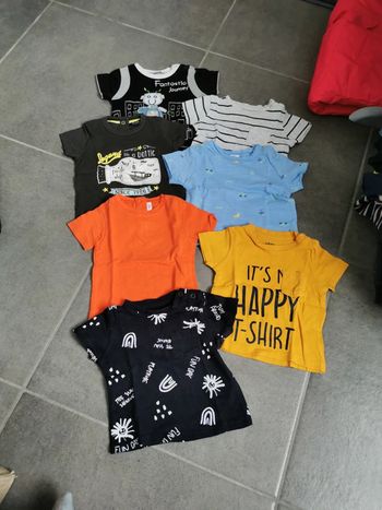 Lot de 7 Tee-shirt manches courtes 3 mois