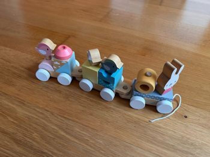 Lot jouets à tirer en bois - photo numéro 4
