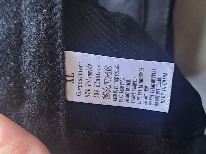 Soutien-gorge brassière noir Taille XL - photo numéro 8