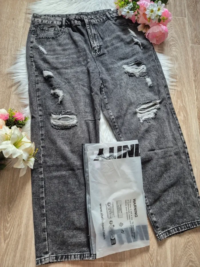 Jean homme  XXL – effet destroy