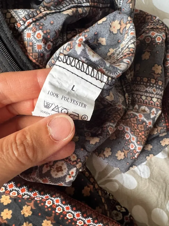Combinaison marron à motifs - photo numéro 3