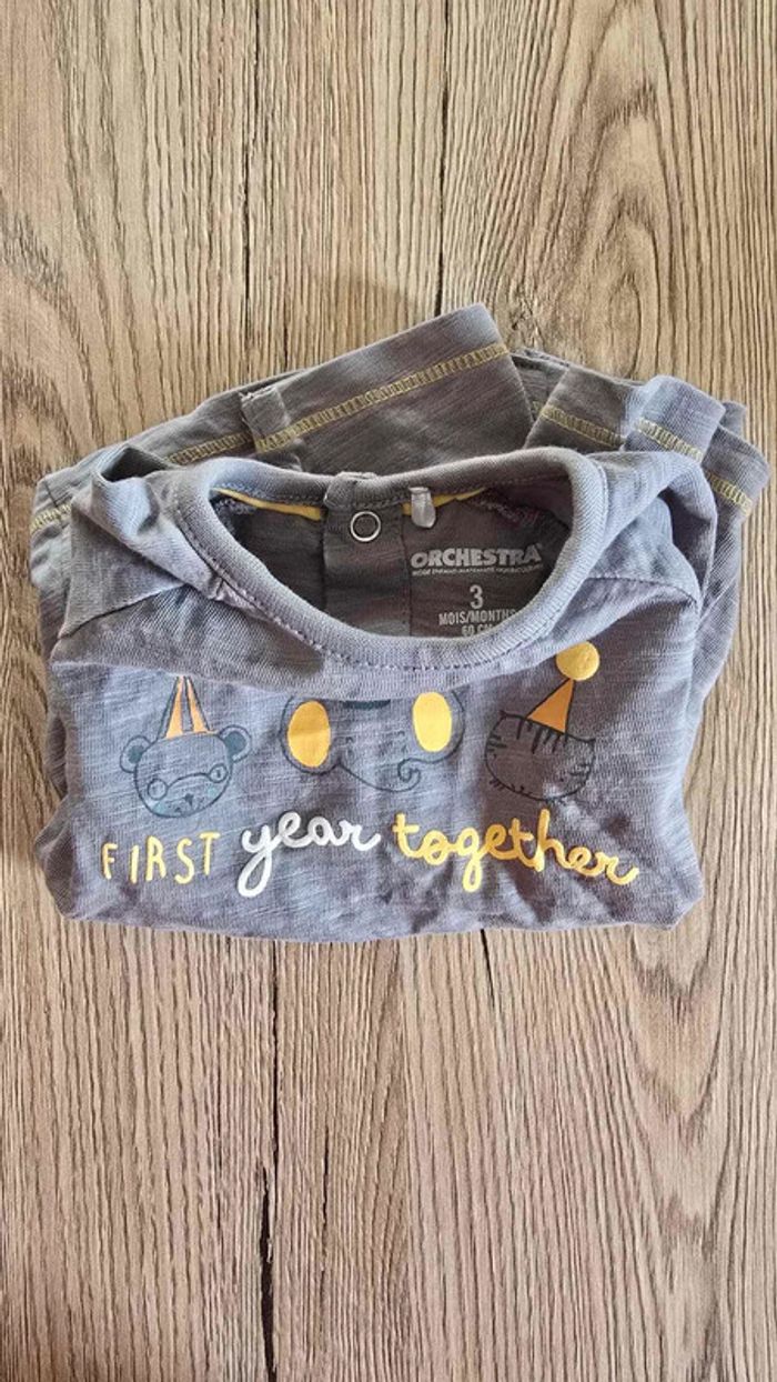 tee shirt manches longues 3 mois - photo numéro 4