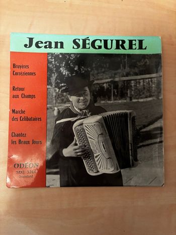 Vinyle 45 tours Jean Ségurel Bruyères Corréziennes
