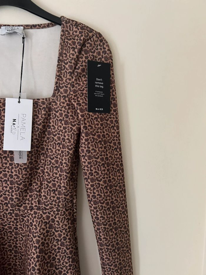 Robe patineuse, motif léopard, NA-KD - photo numéro 6