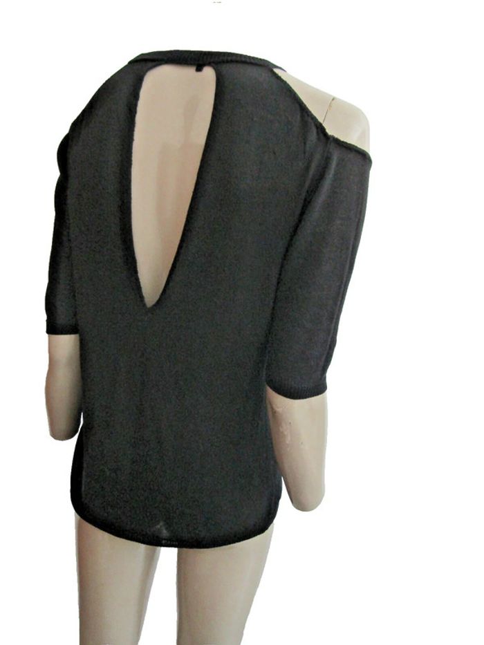 top tunique pull fin épaules dénudées marque the kooples taille indiquée S = 36/38 - photo numéro 4