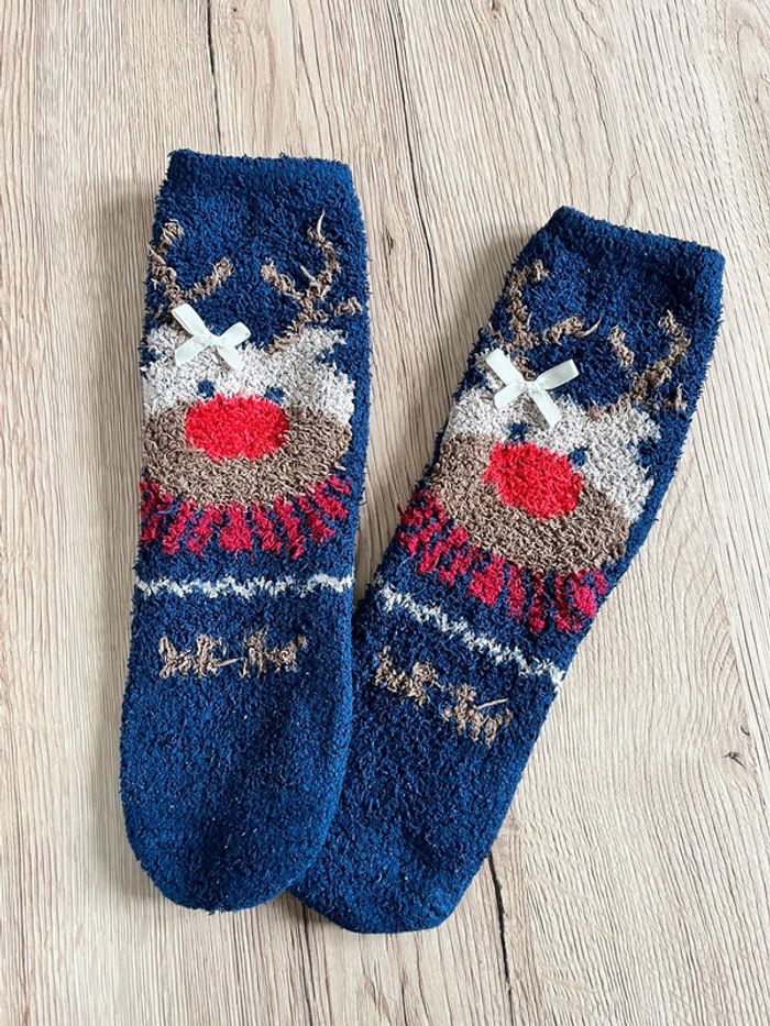 Chaussettes de noël renne taille 35/38