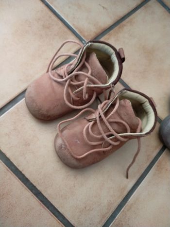 Bottines dessus et intérieur cuir