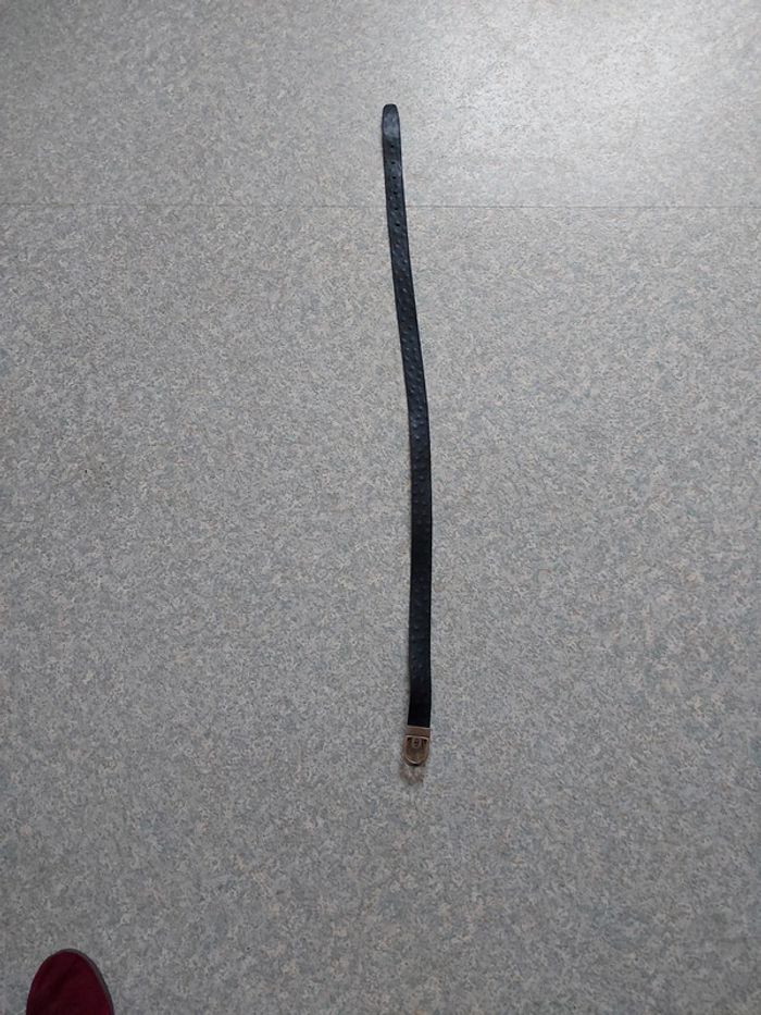 Ceinture devred croûte de cuir 85 cm