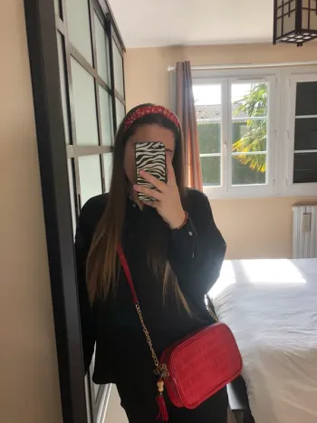 sac à bandoulière rouge