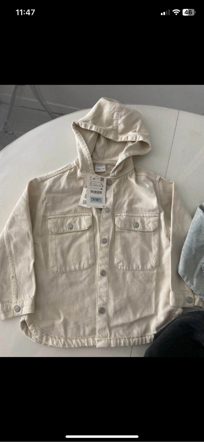 Lot de 3 vestes en jean ZARA - photo numéro 2