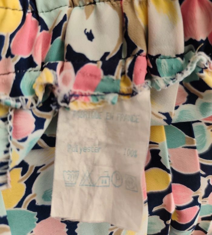 Jupe plissée imprimée tulipes Création Miss seven - photo numéro 6