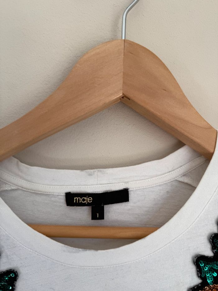 T-shirt Maje sequins - photo numéro 4