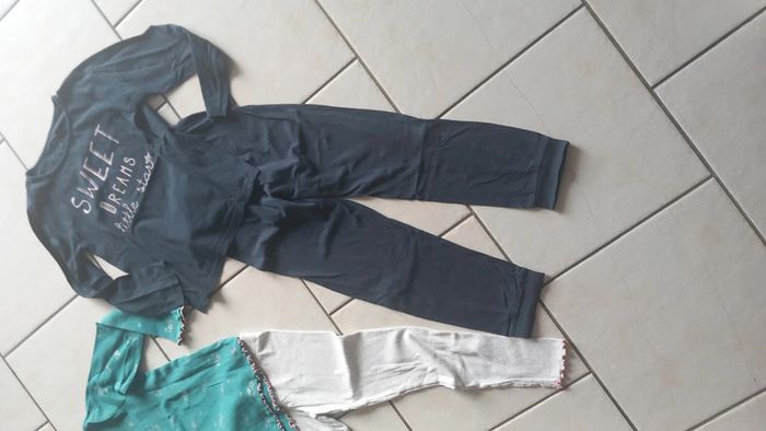 Lot de 3 pyjamas fille okaidi kiabi 8 ans tbe - photo numéro 4