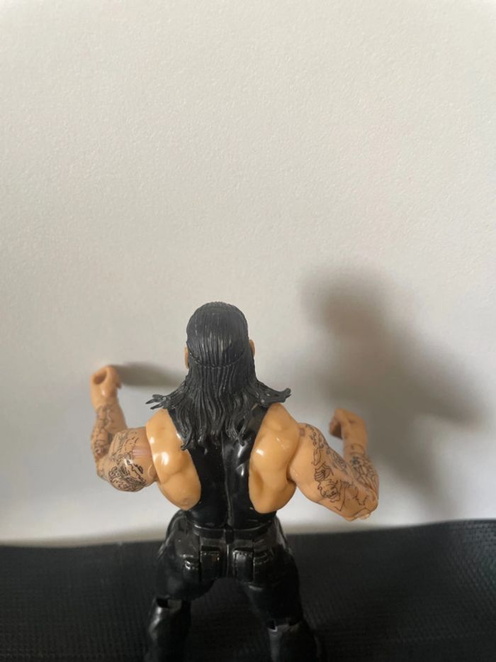 Figurine articulée catcheur Undertaker WWE wwf Jakks pacific 1999 17cm superstar du catch - photo numéro 6