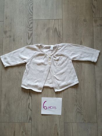 Gilet fin bébé 6 mois