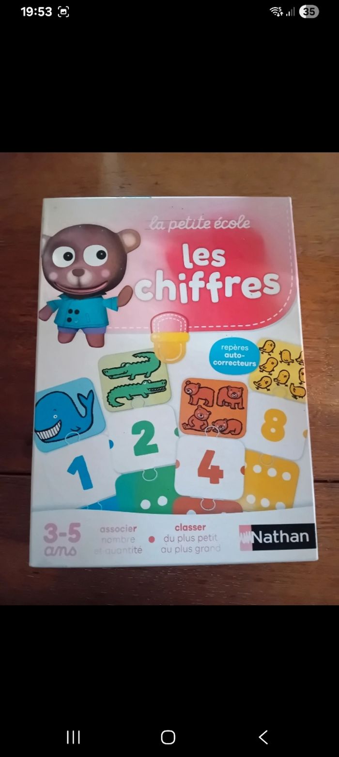 Jeux éducatif les chiffres