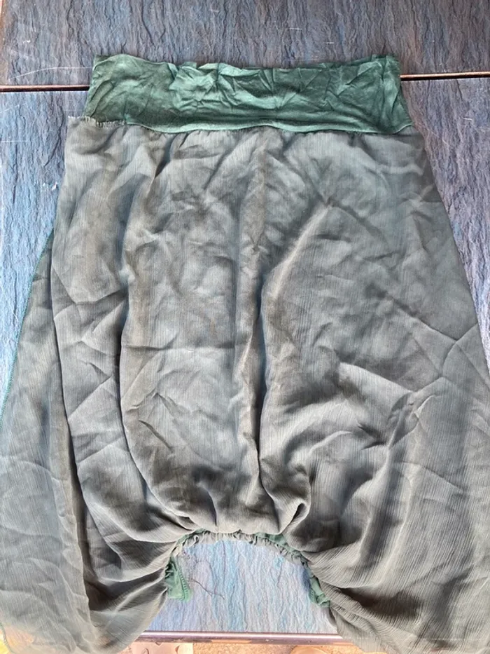 Sarouel femme kaki