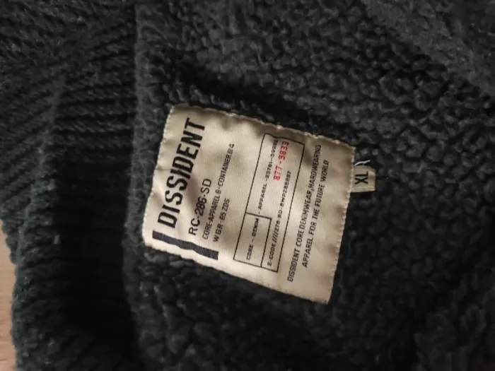 Gilet Dissident Vert Foncé Épais à Boutons - Taille XL - Très Bon État - photo numéro 3