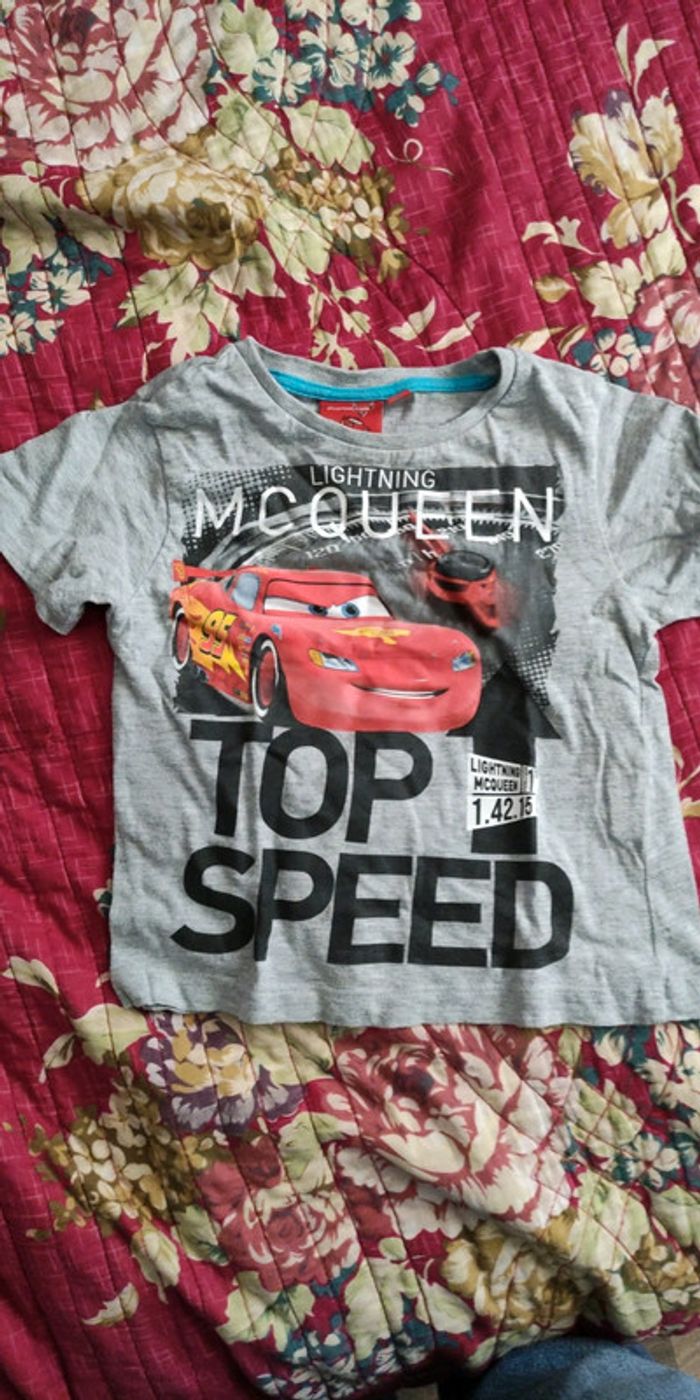 Tee shirt cars 3 ans