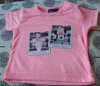 Tshirt taille 62cm 3mois minnie disney zeeman
