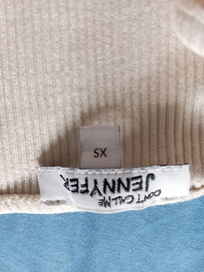 Crop top beige crème - photo numéro 3