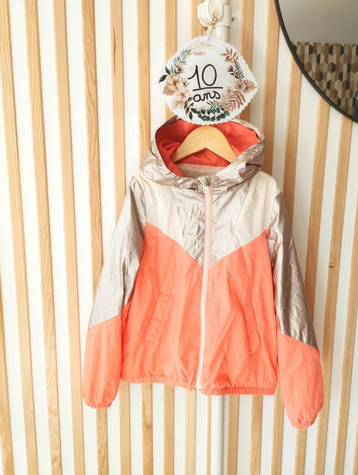 Veste coupe vent Kiabi 10ans