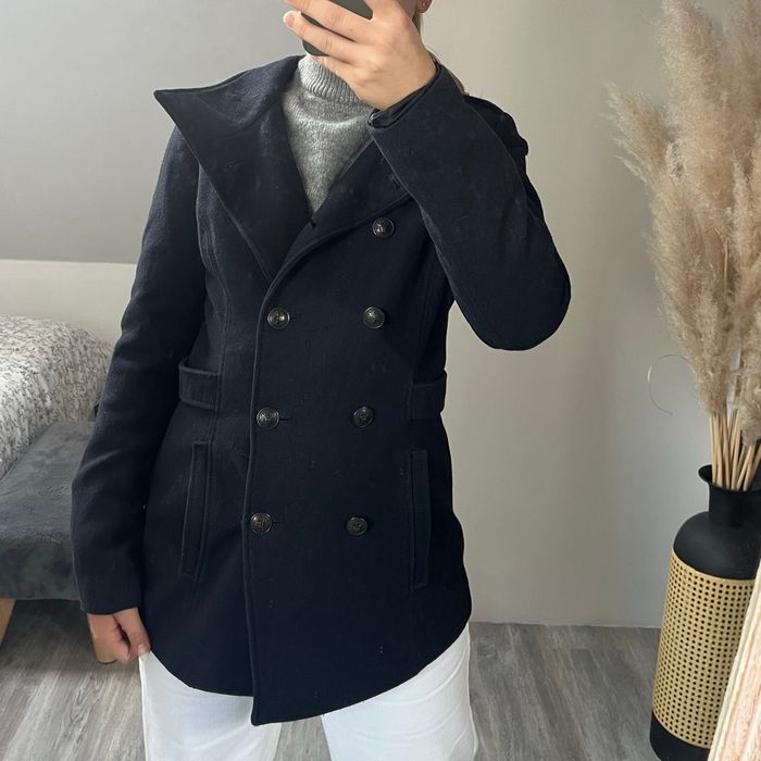 Superbe Caban Neuf Camaïeu, Bleu Marine (Taille 1) - photo numéro 6