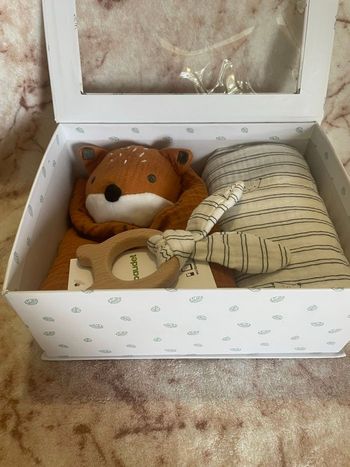 Doudou plat lange renard marron Vertbaudet