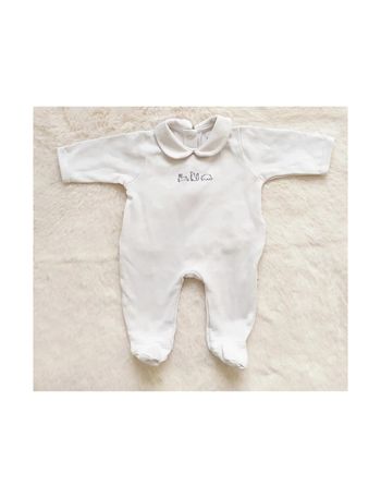 Pyjama naissance unisexe garçon fille en coton épais bio taille naissance = 50 cm