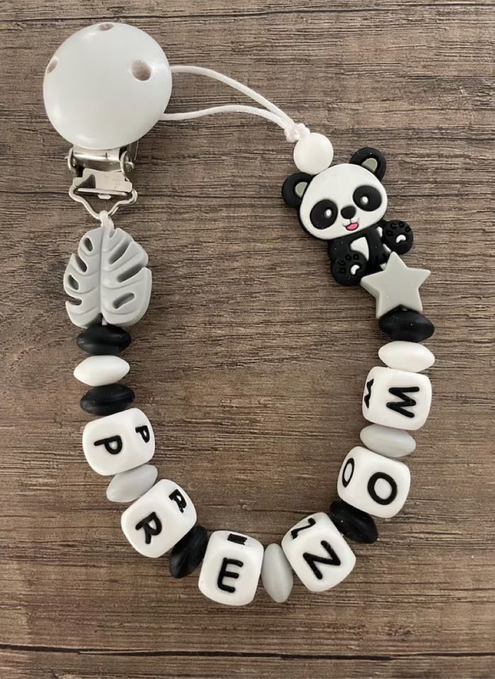 Attache tétine personnalisée Panda - photo numéro 4